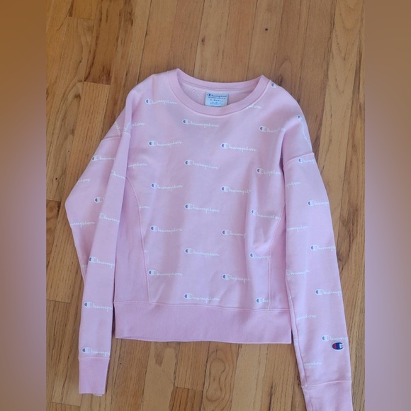 Pink Champion sweatshirt - Picture 1 of 2
